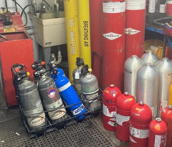 SCBA bottles